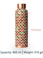 The moustache culture | 100% pure copper bottle|950 ml |