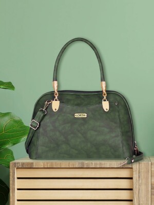 Lorem PINE GREEN Small Shoulder Premium Leather Handbag For Women