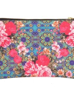 Cool Flowers Cosmetic Pouch