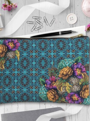 Beautiful Flower Stash Pouch