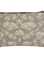 White Lotus Flower Stationery Pouch