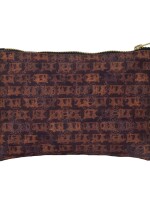 Brown Auto Flower Utility Pouch
