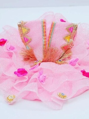 Shimmer Pink  Dress for Laddu Gopal by Parampara The Cultural Heritage