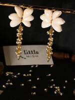 Anarkali earrings,handmade, light weight, easy to wear, travel friendly product by Little MISH