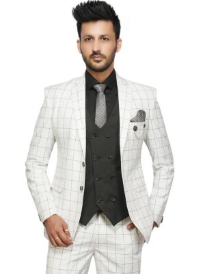3 piece suit, blazer, trouser, waistcoat for men by Yaqoot,