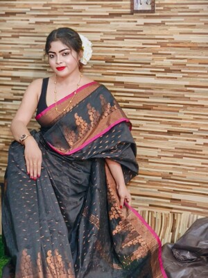Copper tested Jori Handloom saree with BP Material  Cotton Silk