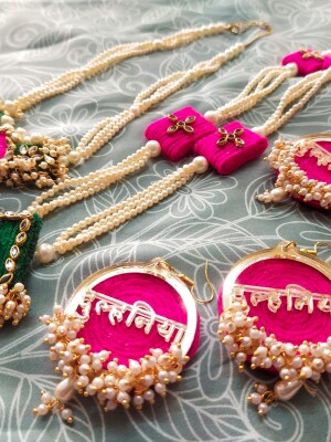Bridal Haldi-Mehndi, Baby-Shower flower Jewellery,  navratri Jewellery...