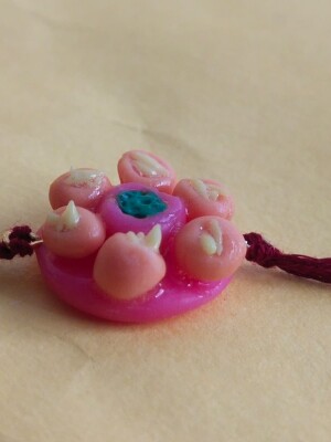 Special Handmade Pani puri Rakhi for Foodie Brothers and kids also