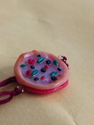 Special Handmade Pizza Rakhi for Foodie Brothers and kids also..