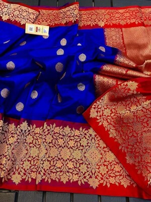 Exquisite Bangalore Silk Saree – a blend of tradition and elegance.