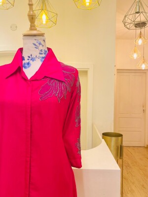 Rose Pink Co-ords, a captivating and coordinated set designed to infuse your wardrobe with elegance and style.