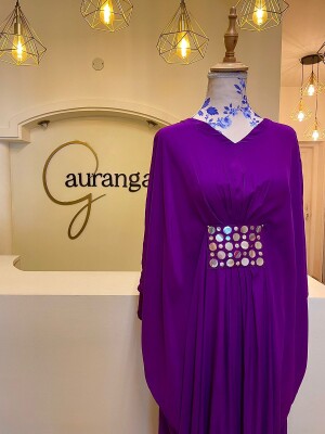 Colorful Mirror Kaftan, a stylish and vibrant garment, perfect for a variety of occasions