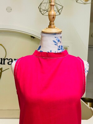 High neck Set--creating a stylish and put-together look