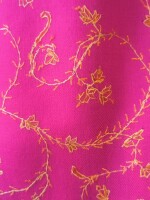 Beautifully hand embroidered sozni work stole with full embroidery (Jal) work.