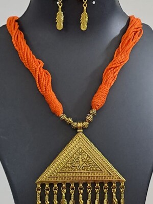Triangular Beaded Neckline for Girls & Women, Designer Set for Parties & Weddings