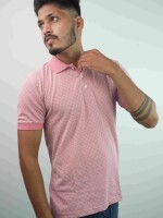 Pink 100% Cotton Polo T-shirt – a wardrobe essential that seamlessly combines style, comfort, and sustainability.