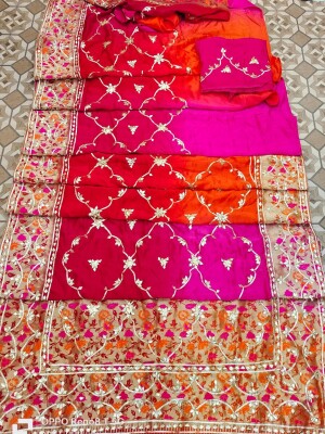 Pure russian silk saree  with heavy rich minakari pallu