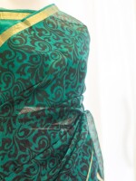 Beautiful kota silk pure saree with blouse set