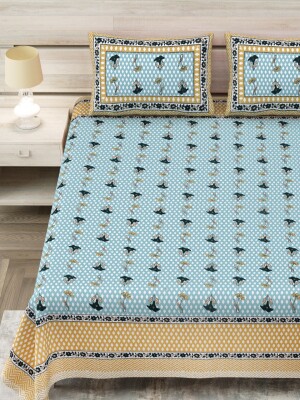 Pure cotton, best quality, Super king size, pure cotton bedsheet with pillow covers