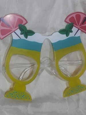 Tropical drinking funny eye mask party goggles | props