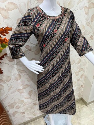 Beautiful cotton multicolor kurta for women