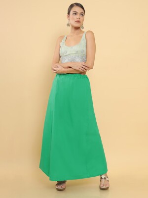 Women's green cotton petticoat\shapewear